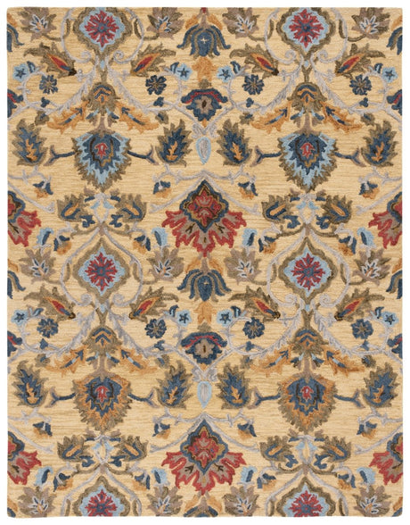 Safavieh Blossom Blm402D Gold/Multi Rug.