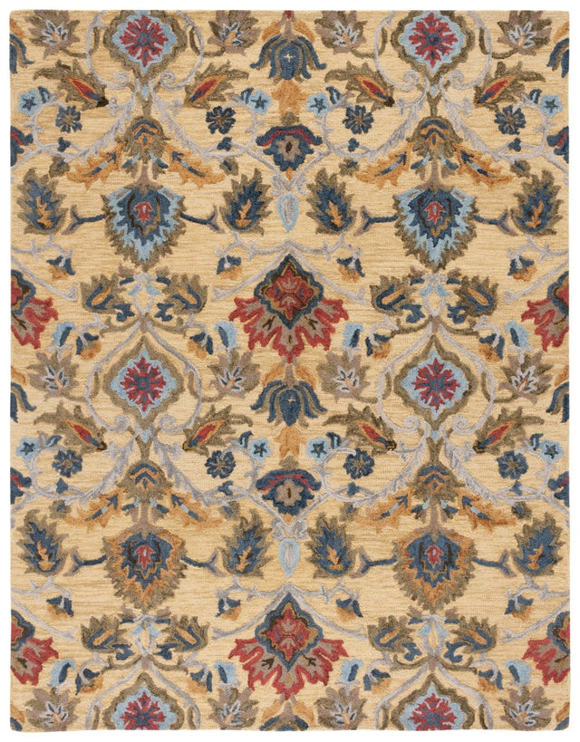 Safavieh Blossom Blm402D Gold/Multi Rug.