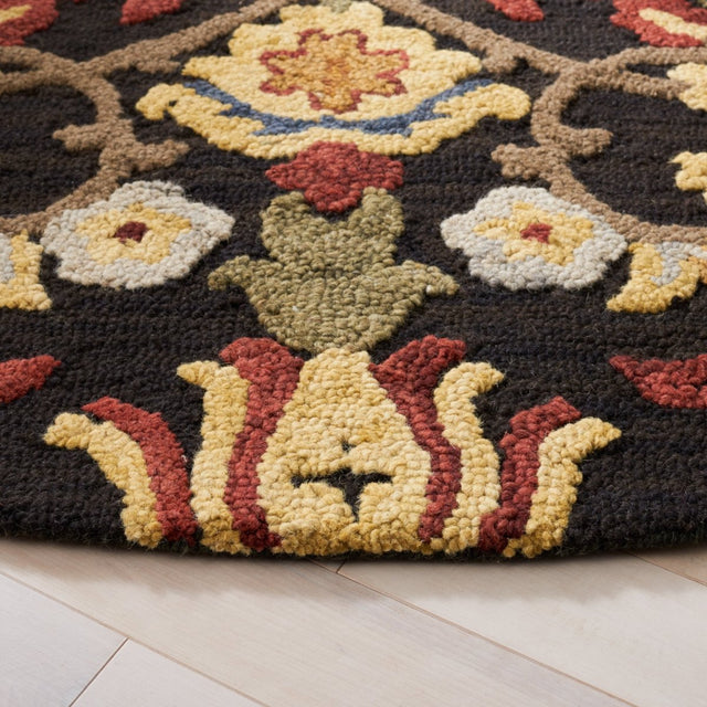 Safavieh Blossom Blm402H Charcoal/Multi Rug.