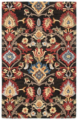 Safavieh Blossom Blm402H Charcoal/Multi Rug.