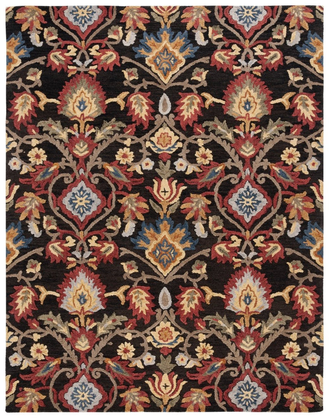 Safavieh Blossom Blm402H Charcoal/Multi Rug.