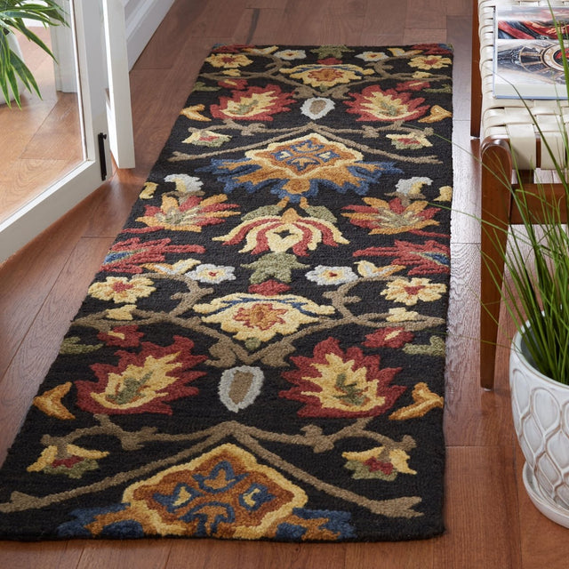 Safavieh Blossom Blm402H Charcoal/Multi Rug.