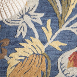 Safavieh Blossom Blm405N Navy/Red Rug.