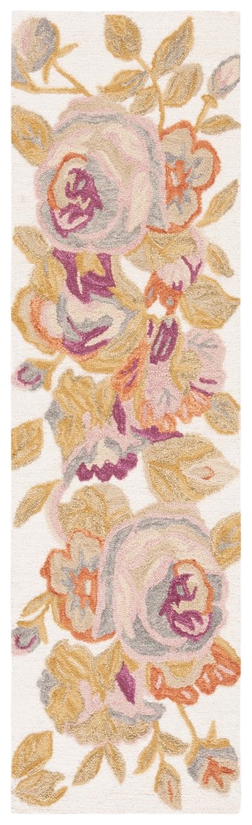 Safavieh Blossom Blm406A Ivory/Green Rug.
