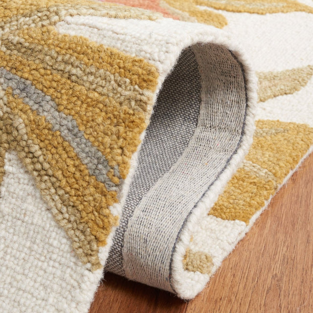 Safavieh Blossom Blm406A Ivory/Green Rug.
