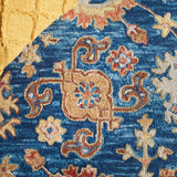 Safavieh Blossom Blm407N Navy/Brown Rug.