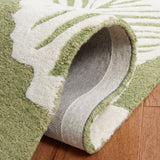 Safavieh Blossom Blm408Y Ivory/Green Rug.