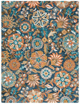 Safavieh Blossom Blm409M Blue/Ivory Rug.
