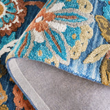 Safavieh Blossom Blm409M Blue/Ivory Rug.