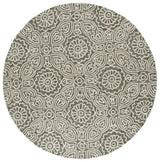 Safavieh Blossom 6'-0" x 6'-0" Rug in Grey / Ivory