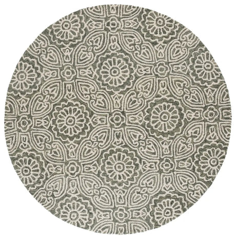 Safavieh Blossom 6'-0" x 6'-0" Rug in Grey / Ivory