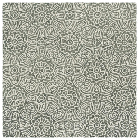 Safavieh Blossom 6'-0" x 6'-0" Rug in Grey / Ivory