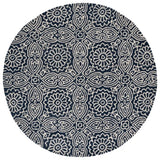 Safavieh Blossom 6'-0" x 6'-0" Rug in Blue / Ivory