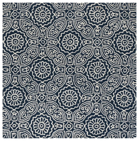 Safavieh Blossom 6'-0" x 6'-0" Rug in Blue / Ivory