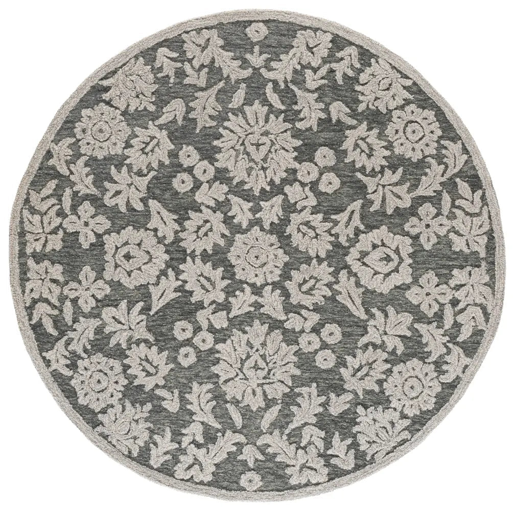 Safavieh Blossom 6'-0" x 6'-0" Rug in Grey / Ivory