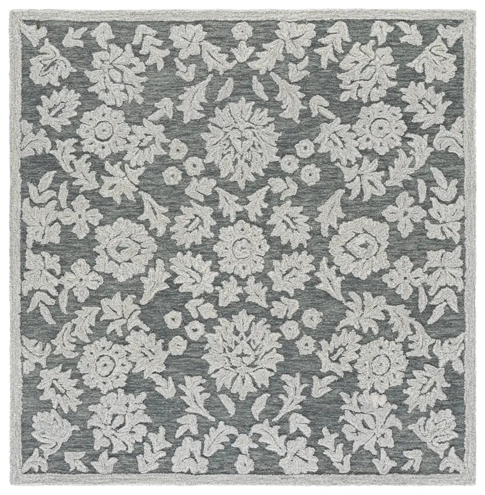Safavieh Blossom 6'-0" x 6'-0" Rug in Grey / Ivory
