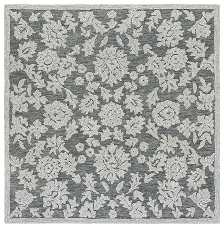 Safavieh Blossom 6'-0" x 6'-0" Rug in Grey / Ivory