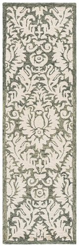 Safavieh Blossom 2'-3" x 8'-0" Rug in Green / Ivory