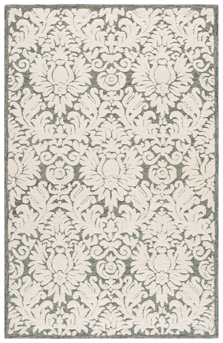 Safavieh Blossom 5'-0" x 8'-0" Rug in Green / Ivory