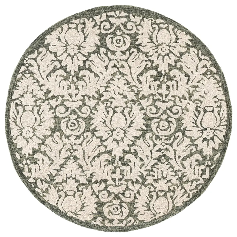 Safavieh Blossom 6'-0" x 6'-0" Rug in Green / Ivory