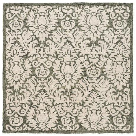 Safavieh Blossom 6'-0" x 6'-0" Rug in Green / Ivory