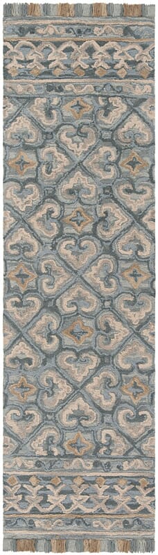 Safavieh Blossom Blm420A Light Beige / Blue Rugs - Safavieh - blm420a - 28