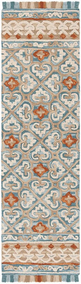 Safavieh Blossom Blm420B Ivory / Blue Rugs.