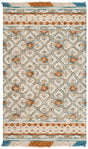 Safavieh Blossom Blm420B Ivory / Blue Rugs.