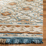 Safavieh Blossom Blm420B Ivory / Blue Rugs.