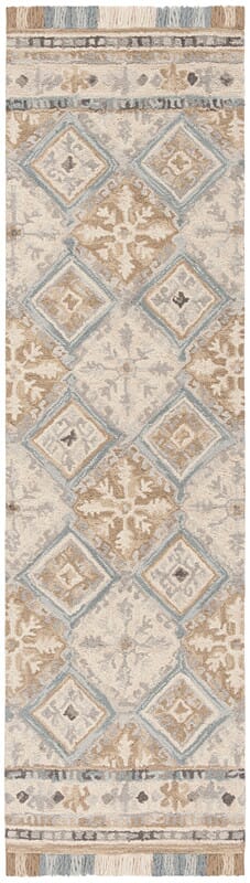 Safavieh Blossom Blm421A Beige / Light Blue Rugs - Safavieh - blm421a - 28