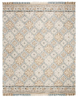 Safavieh Blossom Blm421A Beige / Light Blue Rugs.