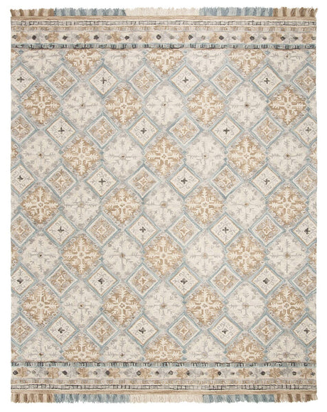 Safavieh Blossom Blm421A Beige / Light Blue Rugs - Safavieh - blm421a - 6r