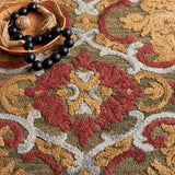 Safavieh Blossom Blm422B Green/Gold Rug.