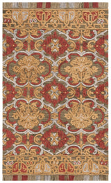 Safavieh Blossom Blm422B Green/Gold Rug.