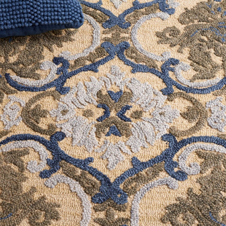 Safavieh Blossom Blm422D Gold/Blue Rug - Safavieh - blm422d - 28