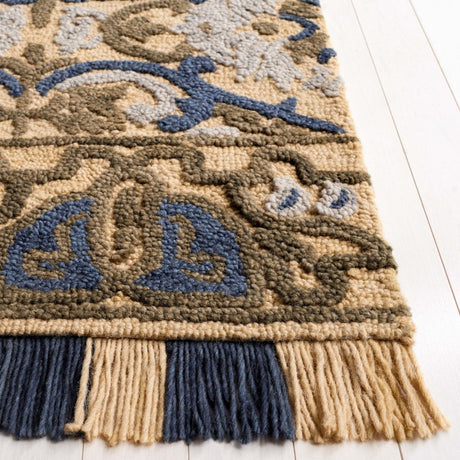 Safavieh Blossom Blm422D Gold/Blue Rug - Safavieh - blm422d - 28