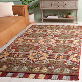 Safavieh Blossom Blm422Q Red/Gold Rug.