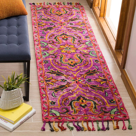 Safavieh Blossom Blm451A Purple / Multi Rugs - Safavieh - blm451a - 6r