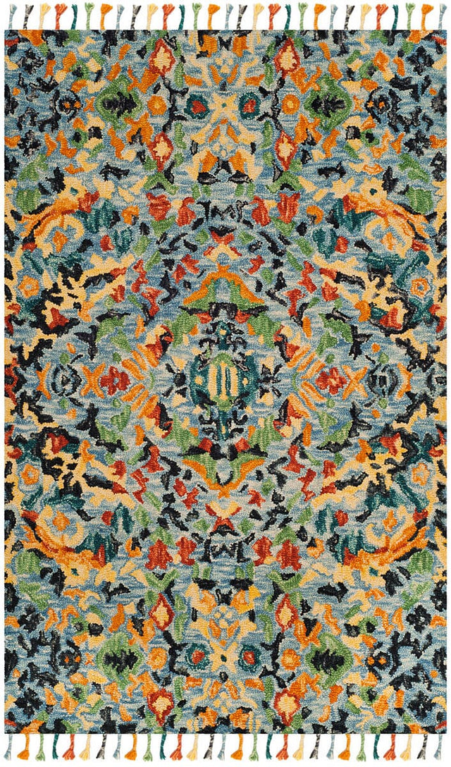 Safavieh Blossom Blm452A Blue/Multi Rug.