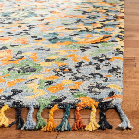 Safavieh Blossom Blm452A Blue/Multi Rug - blm452a-4r
