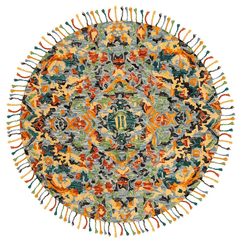 Safavieh Blossom Blm452A Blue/Multi Rug.