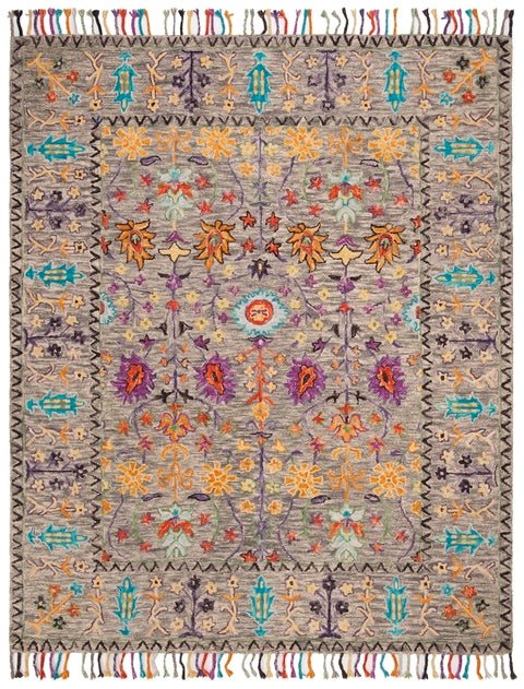 Safavieh Blossom Blm453A Grey/Multi Rug.