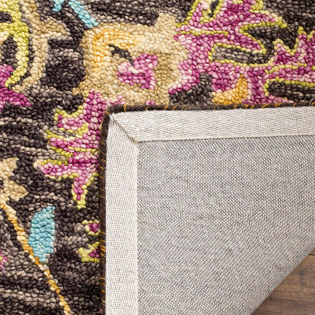 Safavieh Blossom Blm455A Charcoal / Multi Rugs.