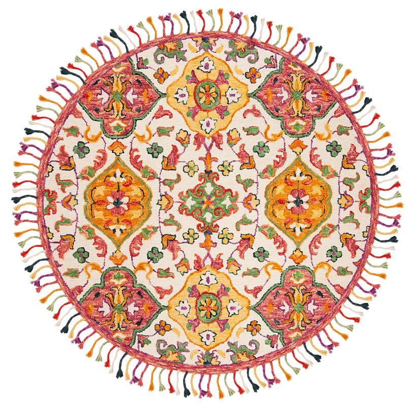 Safavieh Blossom Blm456A Ivory / Multi Rugs.