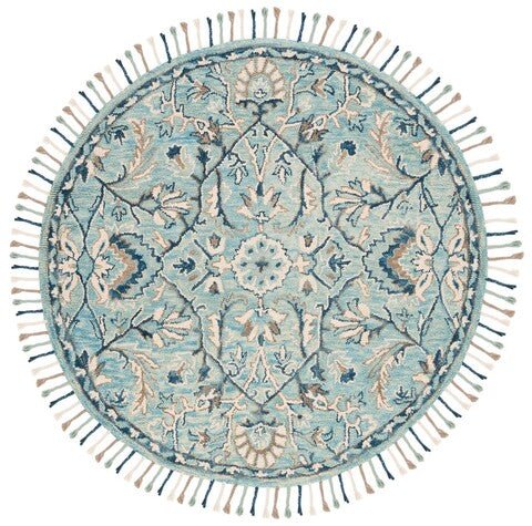 Safavieh Blossom Blm457M Blue/Ivory Rug.