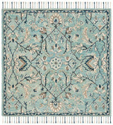 Safavieh Blossom Blm457M Blue/Ivory Rug.