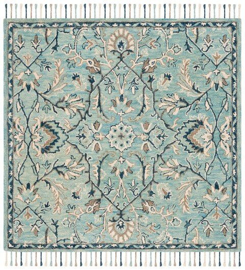 Safavieh Blossom Blm457M Blue/Ivory Rug.