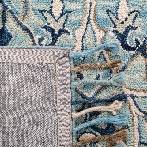 Safavieh Blossom Blm457M Blue/Ivory Rug.