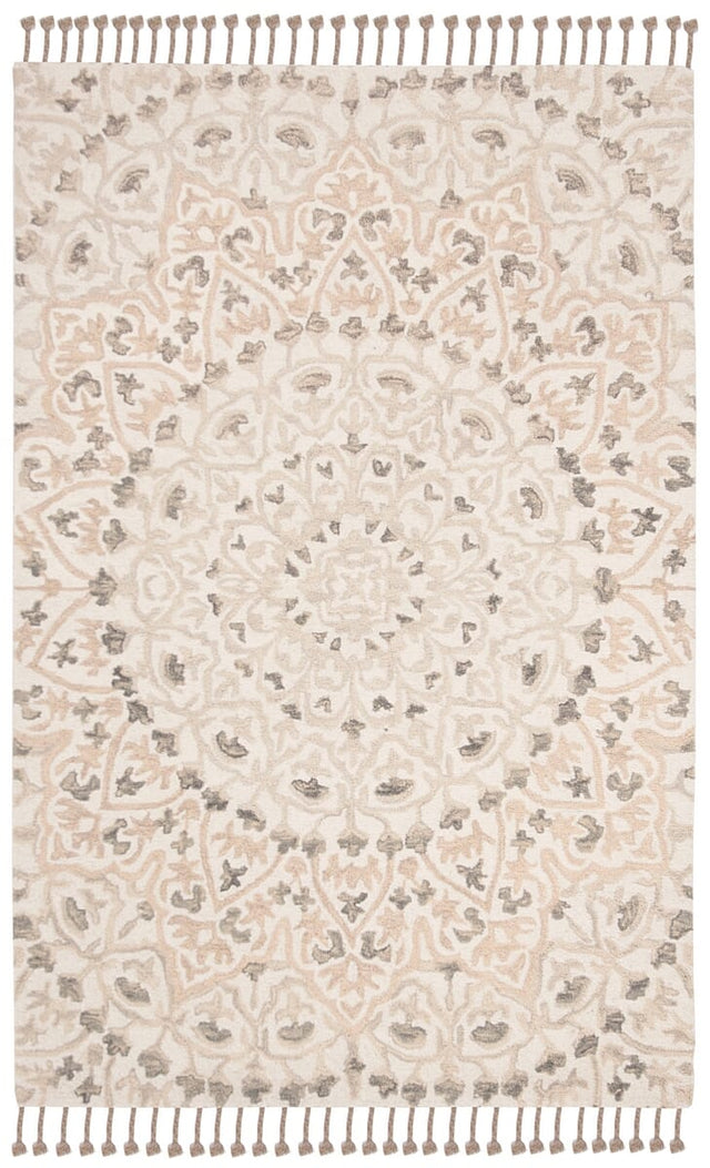 Safavieh Blossom Blm459A Ivory/Taupe Rug.