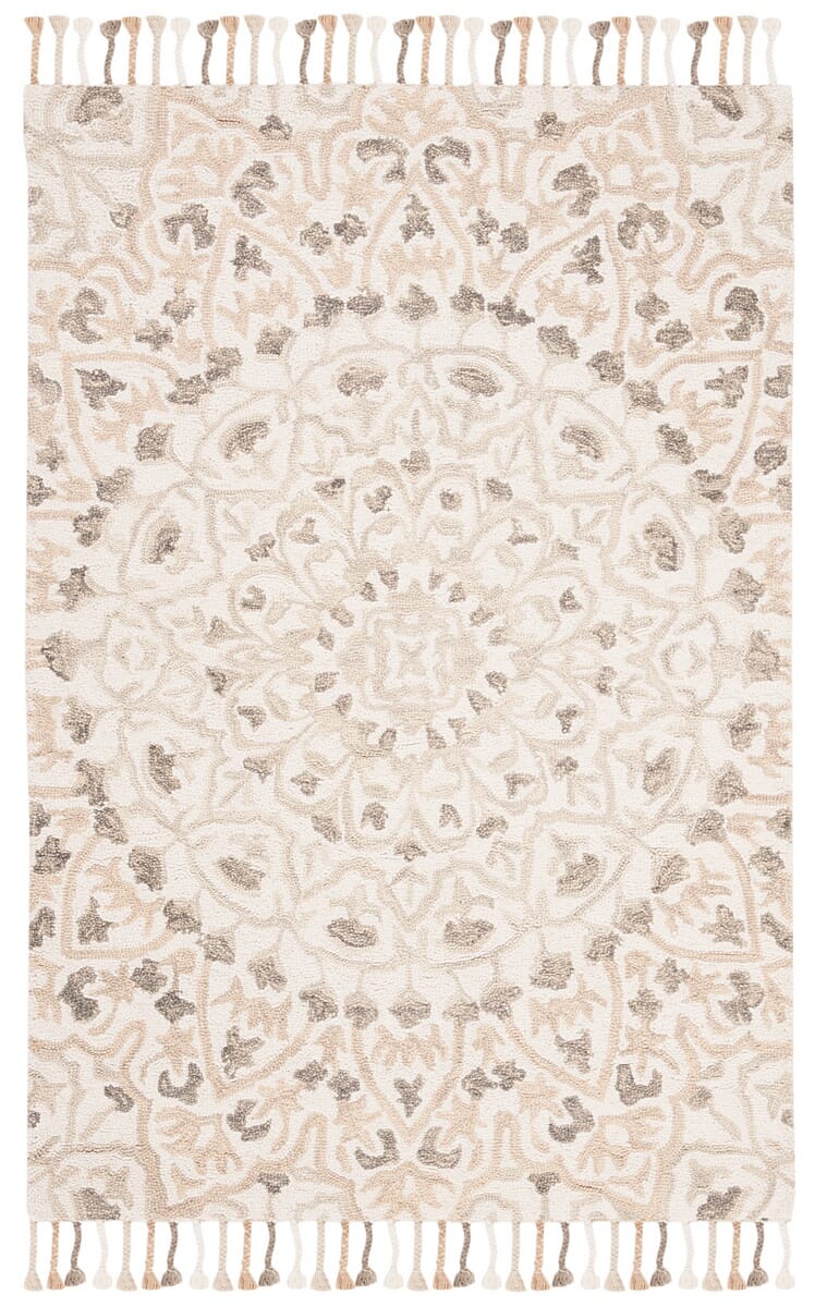 Safavieh Blossom Blm459A Ivory/Taupe Rug.